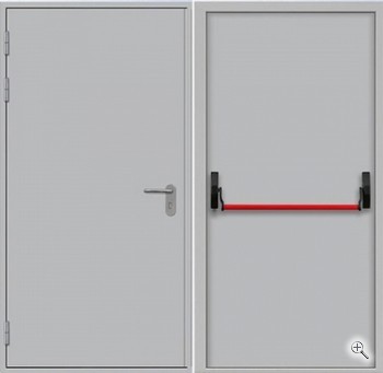 Дверь противопожарная №14 - купить от производителя Мосдвери Дверь противопожарная №14