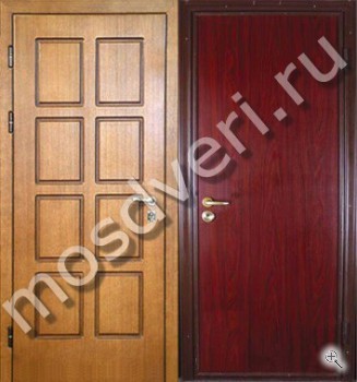 Дверь стандартная с отделкой МДФ и ламинатом - купить от производителя Мосдвери Дверь стандартная с отделкой МДФ и ламинатом